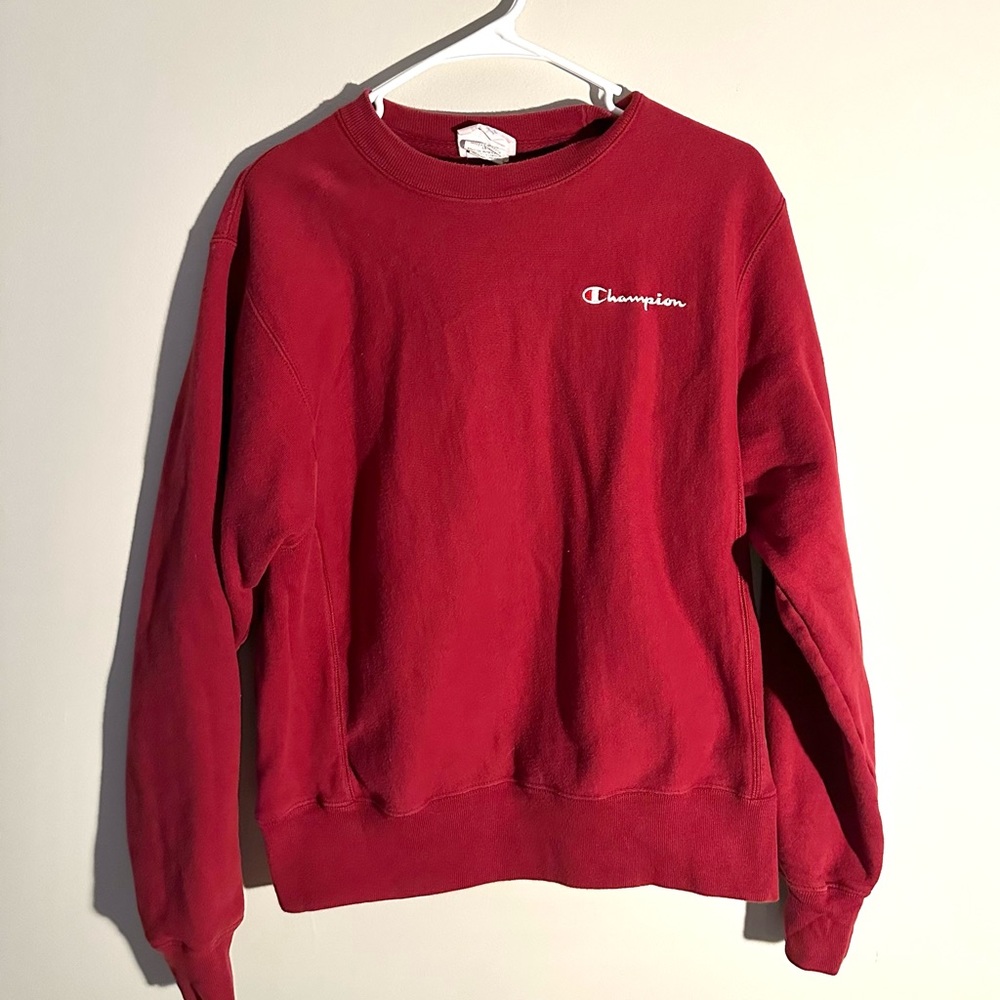 Small Red vintage champion crewneck